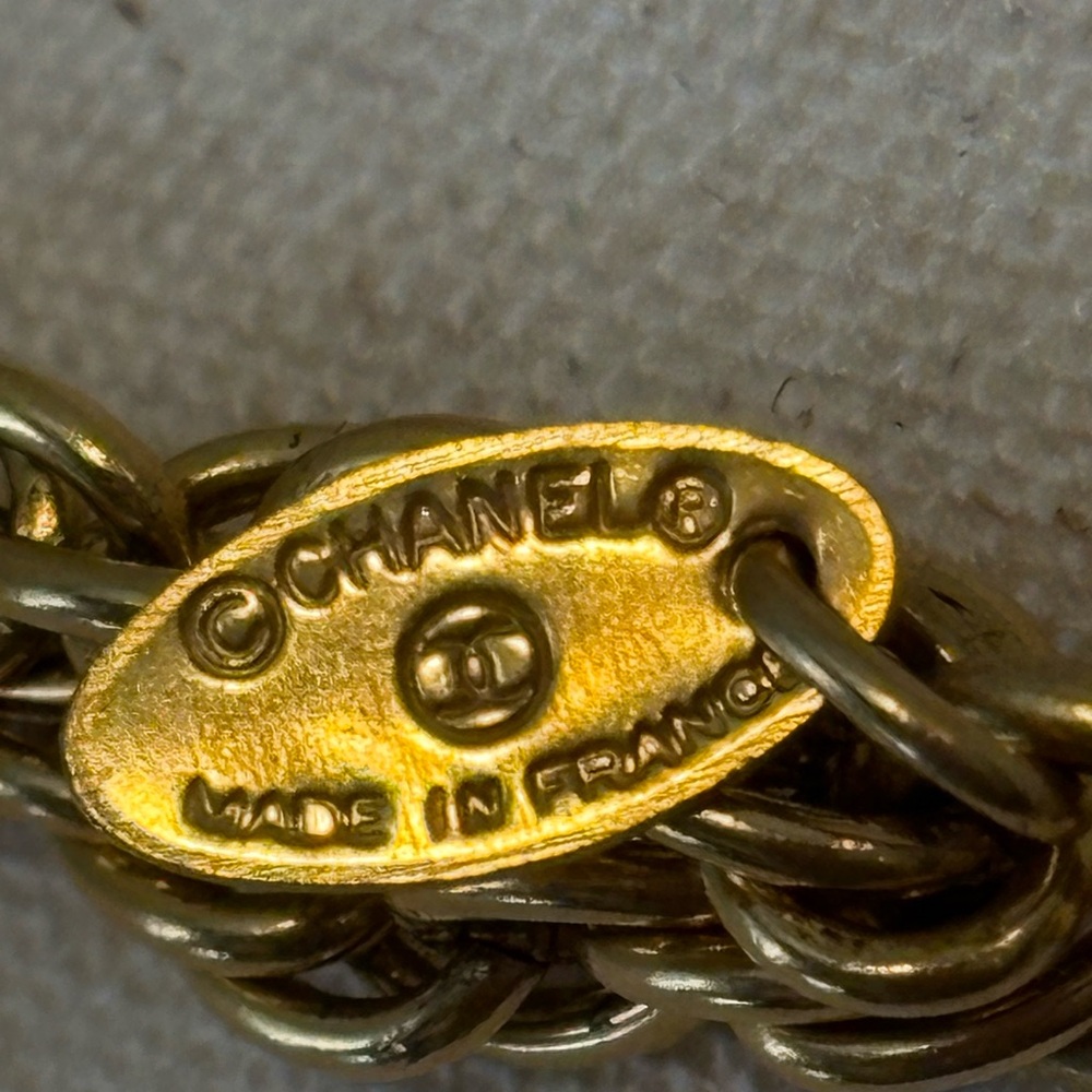 🖤CHANEL SALE🖤Authentic Double Classic Chanel Pearl & Gold Chain Necklace/Belt - Picture 8 of 17